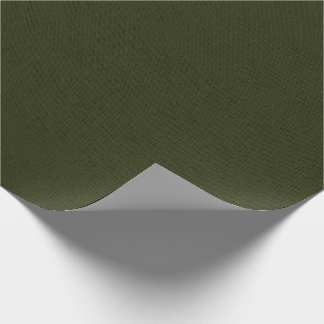 Papier Cadeau Dark olive textured (Coin)