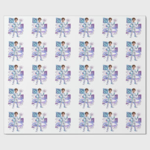 Papier Cadeau Darmstadtium (Ds) – Atome COLLECTION ATOMIVRA