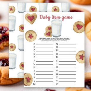 Papier Cadeau de bébé : lait et cookies