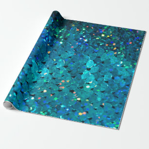 Papier Cadeau De belles paillettes colorées scintillant sous les