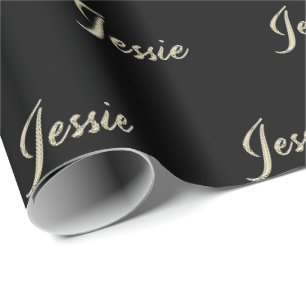 Papier cadeau de Jessie White Gold