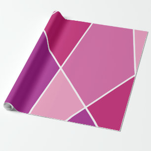Papier cadeau de la collection de couleurs de Pink