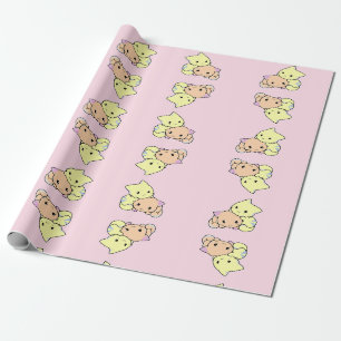 Papier Cadeau De mignons petits culs roses