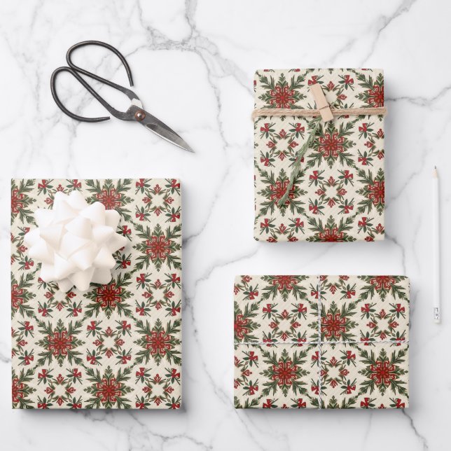 Papier cadeau de Noël (Recto)