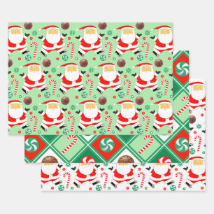 Papier cadeau de Noël de basket-ball
