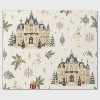 Papier cadeau de Noël en ivoire du Palais d'Hiver