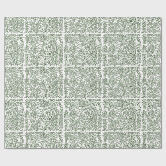 Papier cadeau de Noël vert