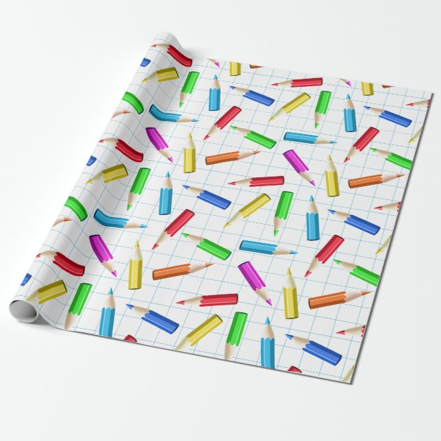 Papier Cadeau De nouveau à l'école (Déroulé)