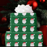 De Père Noël Cute Custom Green Kids Noël