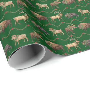 Papier cadeau de vacances Animaux du Colorado