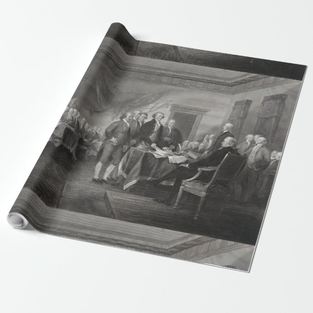 Papier Cadeau Déclaration d'indépendance (Déroulé)