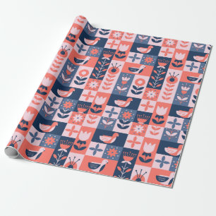 Papier Cadeau Décor coloré