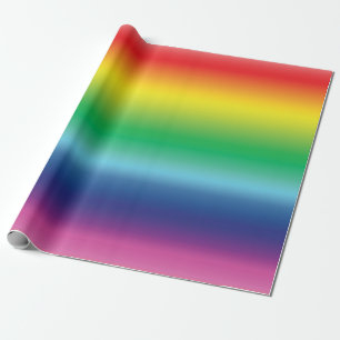 Papier Cadeau Décor moderne arc-en-ciel couleurs sombres motif