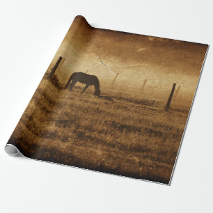 Papier Cadeau Découpage de texture Vintage rustique du pays de c