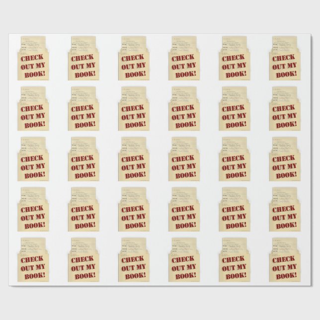 Papier Cadeau Découvrez le logo de l'auteur de mon livre (Plat)