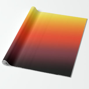Papier Cadeau Dégradé de feu