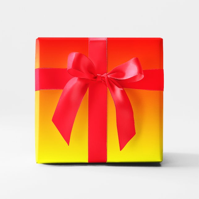 Papier Cadeau Dégradé du coucher du soleil (Sunset Gradient Wrapping Paper)
