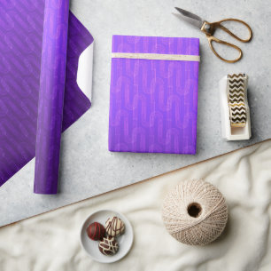 Papier Cadeau Dégradé du lilas néon.
