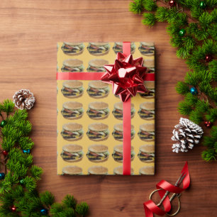 Papier Cadeau Délicieux cheeseburgers