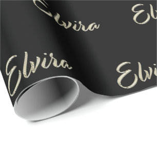 Papier cadeau d'Elvira white gold