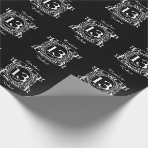 Papier Cadeau Dentelle du 13e mariage anniversaire