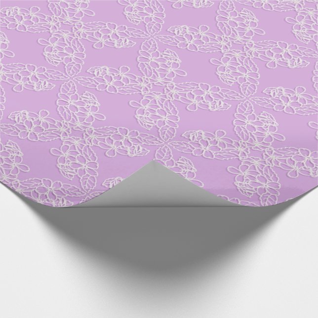 Papier Cadeau dentelle florale (Coin)