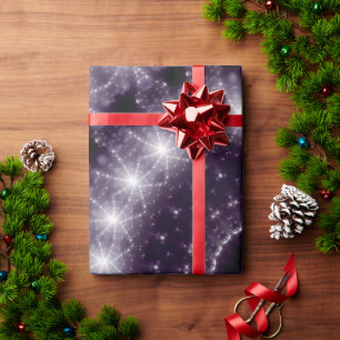 Papier Cadeau Dentelle ronde noire et blanche