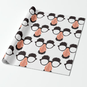 Papier Cadeau Des lunettes amusantes