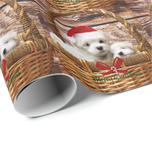 Papier Cadeau Des marionnettes maltaises dans une corbeille de N