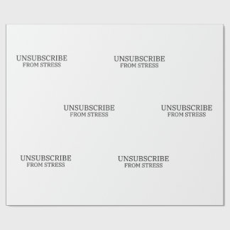 Papier Cadeau Désabonnez-vous du modèle de bien-être en entrepri