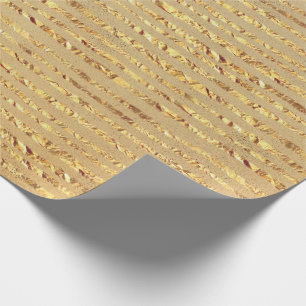 Papier Cadeau Design de ruban Parties scintillant or