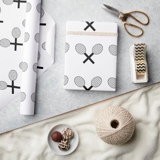 Papier Cadeau Design de tennis (Artisanat)