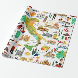 Papier Cadeau Design des icônes en Italie