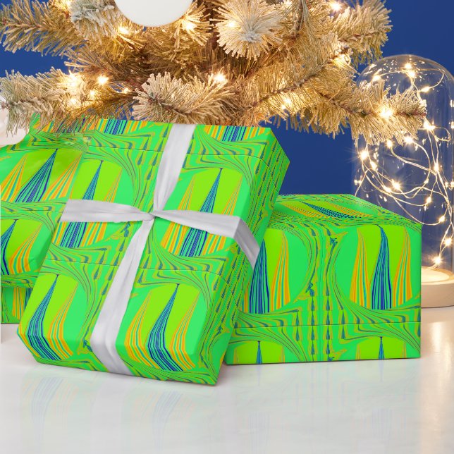 Papier Cadeau Design géométrique Edgy (Vacances)