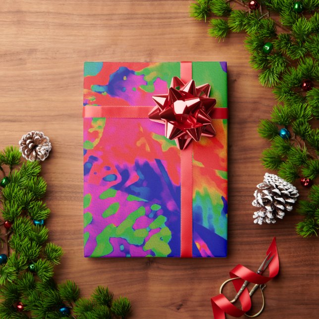 Papier Cadeau Design Punk Rock (Cadeau de vacances)