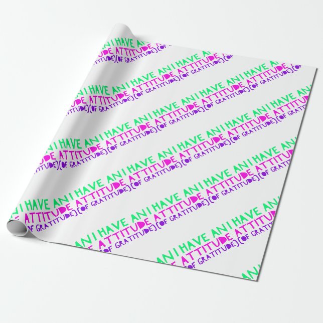 Papier Cadeau Désintoxication aa de récupération de gratitude (Déroulé)