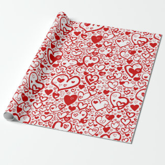 Papier Cadeau Désir des coeurs