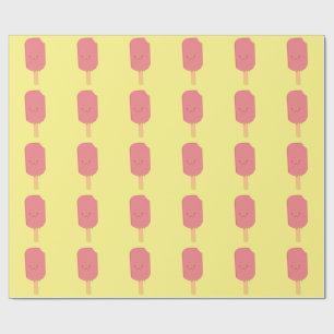 Papier Cadeau Dessin de dessin de Popsicle de fraises