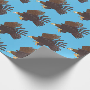 Papier Cadeau dessin humoristique d'aigle royal