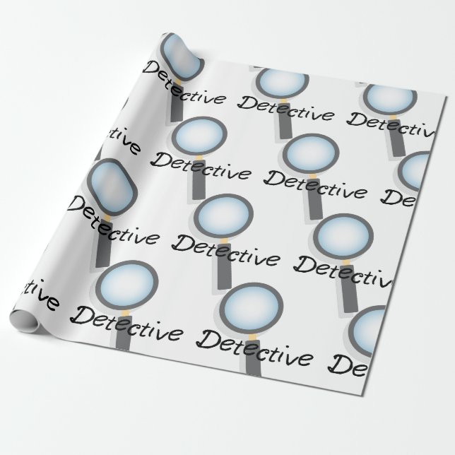 Papier Cadeau Détective (Déroulé)