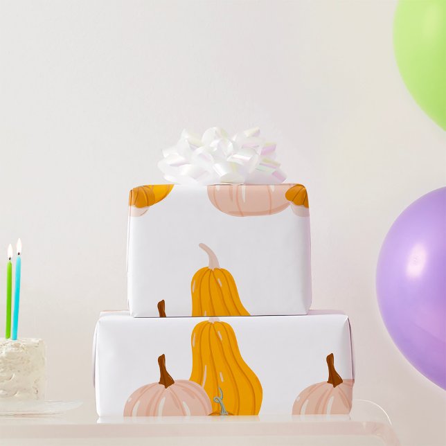 Papier Cadeau Deux Citrouilles (Créateur téléchargé)