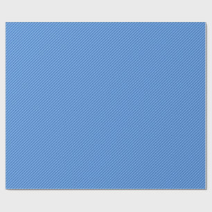 Papier Cadeau Diagonale bleue triée