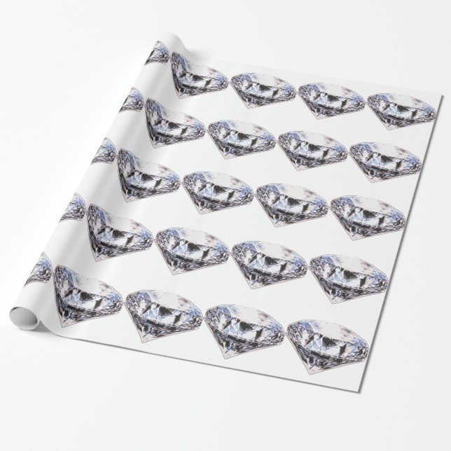 Papier Cadeau Diamant précieux (Déroulé)