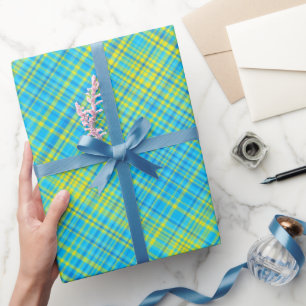 Papier Cadeau Diamants brillants brillants - Coordination PLAID