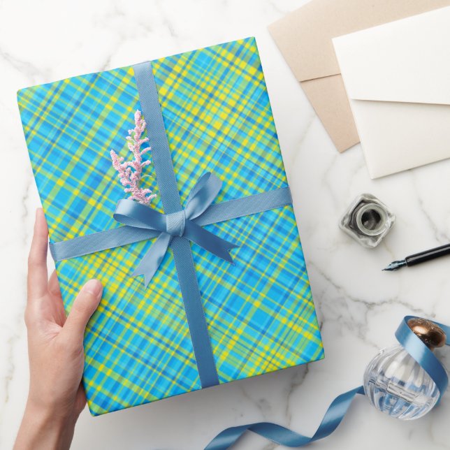 Papier Cadeau Diamants brillants brillants - Coordination PLAID  (Cadeaux)