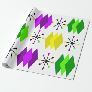 Papier Cadeau Diamants et Starburts