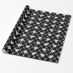 Papier Cadeau Diamond Motif Bling concepteur de boules à l'air