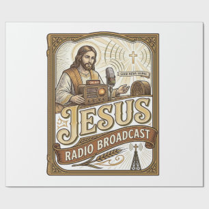 Papier Cadeau Diffusion Radio Jésus Diffusion Radio Jésus Christ