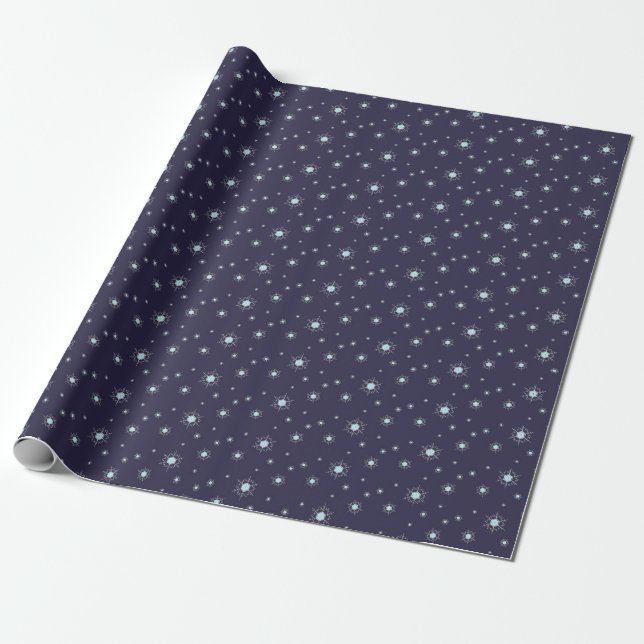 Papier Cadeau Dinde de neige (Déroulé)