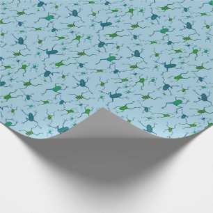 Papier Cadeau Dîner de grenouilles de pompage